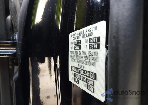 2012 Jaguar Xf z USA, uszkodzony, nr VIN SAJWA0FB7CLS44930